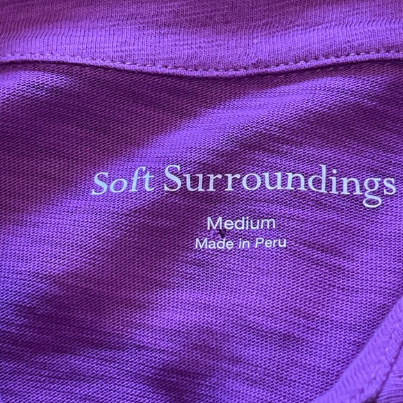 Soft Surroundings Filipa Shirtdress Light Fushia Size Medium - Picture 7 of 8